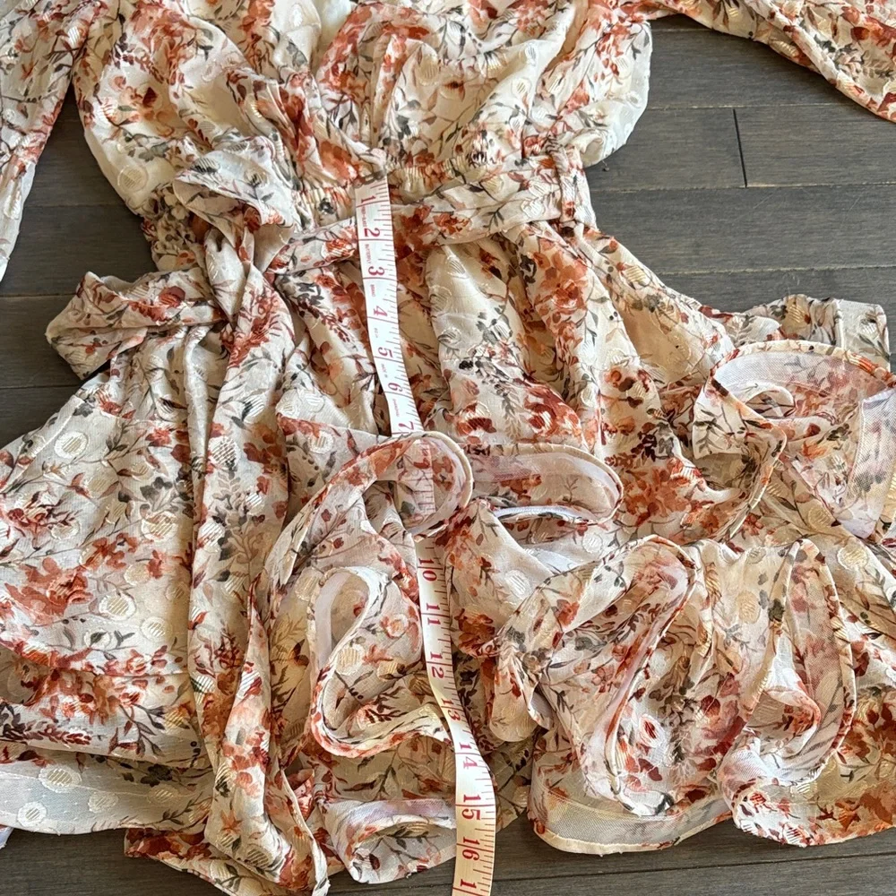 Morey Faith Collection Floral Mini Dress Size S - Picture 13 of 13